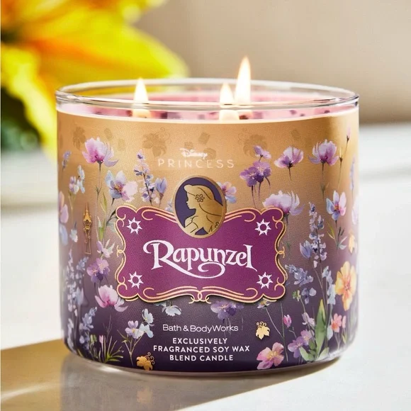 Bath & Body Works Disney Princess Rapunzel 3 Wick Candle - Picture 13 of 17